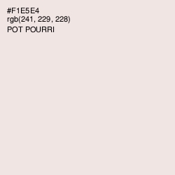 #F1E5E4 - Pot Pourri Color Image